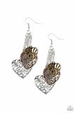 Once Upon A Heart - Multi - Paparazzi Heart Earrings #1520