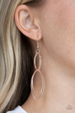Endless Echo - Rose Gold - Paparazzi earrings