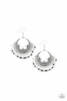 Paparazzi - Canyonlands Celebration - Black Earrings #3879 (D)