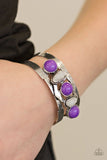 Keep On TRIBE-ing - Purple - Paparazzi Cuff Bracelet #1428