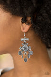 Unexplored Lands - Silver - Paparazzi Earrings #883 (D)
