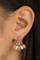 Paparazzi - Chicly Carnivalesque - Multi Double Post Earrings