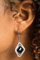 See You In Court - Black - Paparazzi Earrings #4812 (D)