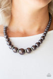 Party Pearls - Black - Paparazzi Necklace #3903