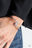 Industrial Impact - Silver - Paparazzi Hinge Bracelet