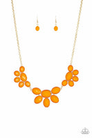 Flair Affair - Orange - Paparazzi Necklace
