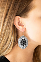Paparazzi - Absolutely Apothecary - Black Earrings