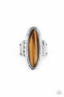 Stone Mystic - Brown - Paparazzi Ring