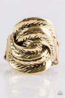 Paparazzi - Feathers Will Fly - Brass Ring #3351