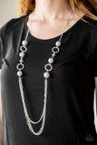 Its About SHOWTIME! - Silver - Paparazzi Necklace #832 (D)