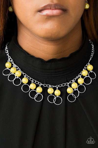 Run The Show - Yellow - Paparazzi Necklace #4258 (D)