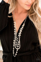 New York City Chic - White - Paparazzi Necklace #3143 (D)