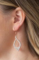 Finest First Lady - Copper - Paparazzi Earrings