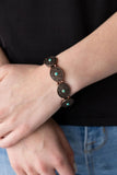 West Wishes - Copper - Paparazzi Stretchy Bracelet