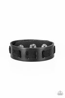 Paparazzi - Bring Out The WEST In You - Black Snap Bracelet