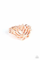 Lotus Lover - Copper - Paparazzi Ring