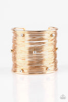 Professional Prima Donna - Gold - Paparazzi Cuff Bracelet #2419