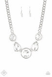 All the World's My Stage - White - Paparazzi Necklace Fashion Fix #4956 (D)