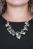 Totally Twitterpated - Silver - Paparazzi Necklace #2313