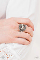 Travel Treasure - Silver - Paparazzi Ring Fashion Fix #3406