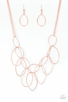 Top-TEAR Fashion - Copper - Paparazzi Necklace
