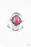 Stone Gardens - Pink - Paparazzi Ring #3553