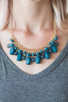 Paparazzi - Newport Native - Blue Necklace #244