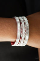 Dangerously Drama Queen - Red - Paparazzi Snap Bracelet
