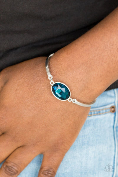 Definitely Dashing - Blue - Paparazzi Clasp Bracelet