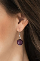 Gorgeously Globetrotter - Purple - Paparazzi Necklace