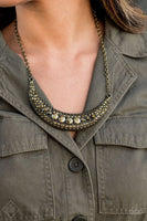Moon Child Magic - Brass - Paparazzi Necklace