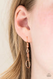 Demurely Dainty - Copper - Paparazzi Necklace