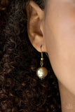Showroom Shimmer - Brass - Paparazzi Necklace