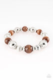 Paparazzi "Once Upon A MARITIME" - Brown Stretchy Bracelet #2298 (D)
