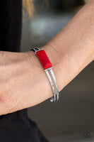 Desert Highway - Red - Paparazzi Cuff Bracelet #2058 (D)