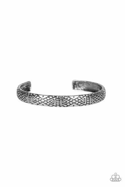 Power Pack - Silver - Paparazzi Cuff Bracelet