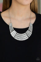Ready To Pounce - Silver - Paparazzi Necklace
