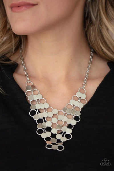 Net Result - Silver - Paparazzi Necklace