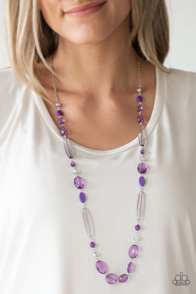 Quite Quintessence - Purple - Paparazzi Necklace