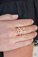 Ever Entwined - Rose Gold - Paparazzi Ring