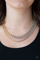 Metro Madness - Silver - Paparazzi Necklace