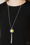 Always Front and Center - Yellow - Paparazzi Necklace #2466 (D)