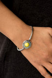 Sahara Sunshine - Yellow - Paparazzi Cuff Bracelet #4718