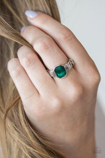 Regal Relic - Green - Paparazzi Ring #1469