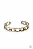 LINK Tank - Brass - Paparazzi Cuff Bracelet