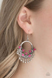 Musical Mantras - Pink - Paparazzi Earrings #933