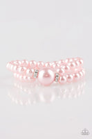 Romantic Redux - Pink - Paparazzi Stretchy Bracelet #1389