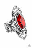 Hot Off The EMPRESS - Red - Paparazzi Ring