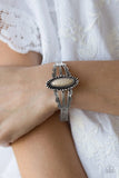 Desert Sage - White - Paparazzi Cuff Bracelet #4733