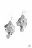 Chime Time - Silver - Paparazzi Earrings